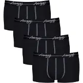 Sloggi Calzoncillo boxer gris basalto / negro / blanco