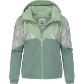 Ragwear Chaqueta funcional 'Rochele' azul claro / piedra / verde / manzana