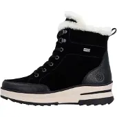Remonte Botines con cordones negro / blanco