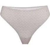 JOOP! Tanga ' Sensation Allover Print Thong ' beige claro / gris
