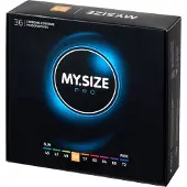 MY.SIZE Preservativos Pro 53 Mm 36 Unidades