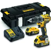 DeWalt Taladro Atornillador DCD791P2T (2 x 5,0 Ah + DCB115 + TSTAK II)