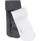 Cool Club Leotardos gris oscuro / blanco