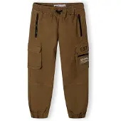 MINOTI Pantalón marrón / negro / blanco