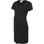 Mamalicious Camiseta de noche negro / blanco