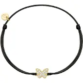 Glanzstücke Pulsera dorado / negro / plata
