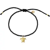 Glanzstücke Pulsera dorado / negro