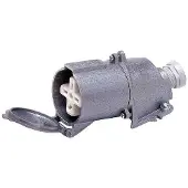 TAREL Enchufe de pared metálico plano, 63A, 500V