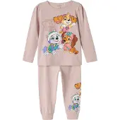 Name it Pijama 'NMFADAS PAWPATROL' marrón / lila / malva / blanco