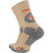 Stark Soul Calcetines beige / gris moteado / rojo sangre