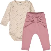 Müsli Pijama entero/body beige / rosa