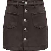 ONLY Falda 'ONLAMAZING-STINA' chocolate