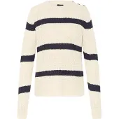 Oxmo Jersey 'KANNA' azul oscuro / blanco perla