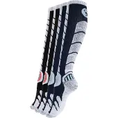 Stark Soul Calcetines deportivos azul oscuro / gris moteado / rojo fuego / negro