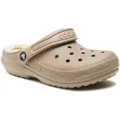Crocs Zuecos CLASSIC LINED CLOG mujer - Beige - 45 / 46