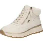 Jana Botines con cordones marfil