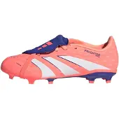 Adidas adidasBota con lengüeta plegable Predator League césped natural seco / multisuperficie 33 Signal Coral / Cloud White / Beam Orange Niño