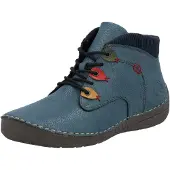 Rieker Botines con cordones azul paloma
