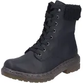 Rieker Botines con cordones negro