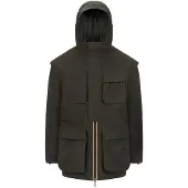 K-way - Otto Cotton Feel - Parka size S, negro