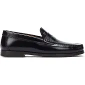 Martinelli para hombre. 1623-2761N Mocasines de Piel Forthill negro (43), Plano, 1 a 3cm, Ninguno, Casual, Clásico, outlet 2026.