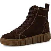 Tamaris Botines con cordones marrón
