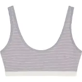 Marc O'Polo Sujetador 'Essentials' lila / blanco