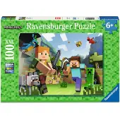 Ravensburger Puzzle Minecraft 100 Pieces Xxl