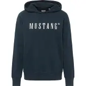 Mustang Sudadera 'Bronson' azul oscuro / blanco