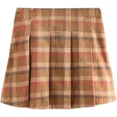 Next Falda crema / navy / marrón claro / rojo claro