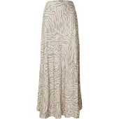 French Connection Josie Ennis Bias Skirt Porcelain Cream/blac Talla: 12 | Faldas Maxi Outlet | Mujer | Blanco