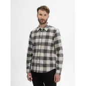 Mela London Camisa 'Sahel' beige claro / gris / antracita