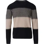 KOROSHI Jersey beige / gris / negro
