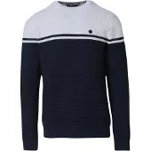 KOROSHI Jersey navy / gris claro