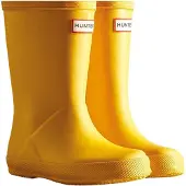 Hunter Botas de lluvia amarillo / rojo / blanco