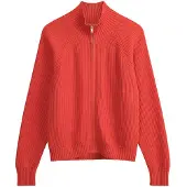 Mela London Cárdigan 'Kamuka' rojo sangre