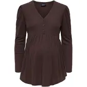 ONLY Maternity Blusa 'OLMCamoni' marrón