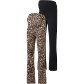 ONLY Maternity Pantalón 'OLMLovely' beige / marrón / negro