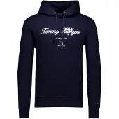 Tommy Hilfiger Sudadera 'Logo Embroidery' navy / rojo / blanco