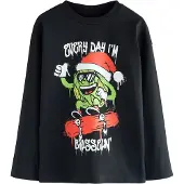 Next Camiseta verde / rojo / negro / blanco