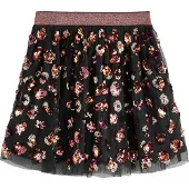 Next Falda oro / oro rosa / negro