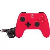 Nintendo Games Switch Wired Controller Raspberry Red Power A