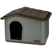 Kerbl Casa para Gatos Paola Eco - gris / marrón