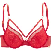 Jette Sujetador rojo sangre