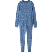 TWO SOON Pijama azul / blanco