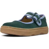 Camper Bailarina 'Kiddo' azul oscuro / brocado / verde oscuro