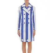 Moschino Outerwear Blue Talla: 40 | Vestidos Midi Outlet | Mujer | Azul