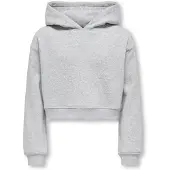 ONLY GIRLS Sudadera gris claro
