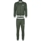 Lonsdale Chándal 'Ashwell' oliva / verde oscuro / blanco