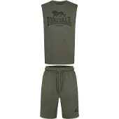 Lonsdale Ropa para correr 'Allanton' oliva / negro